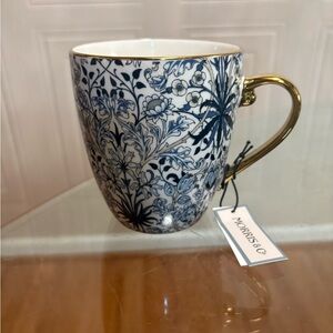 Brand New Morris & Co Willow Bough Ceramic 12oz Coffee Tea Mug